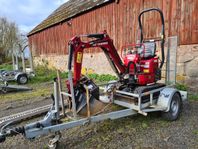 Minigrävare 1ton o 1,2ton uthyres