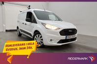 Ford Transit Connect LWB Värmare Drag B-Kamera CARPLAY Moms