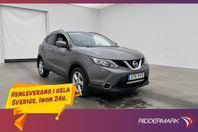 Nissan Qashqai 1.6 dCi 130hk Tekna 360 Halvskinn Navi Elstol