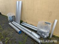 Diverse ventilationsrör & plåtdetaljer Lindab