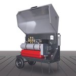 Mobil elpanna 9 kW med cirk.pump, IP44, på hjul