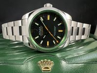 Rolex Oyster Milgauss 40mm 116400GV Grön Toppskick