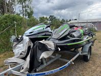 Kawasaki Ultra 310X & STX-15F med Respo trailer