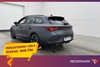 Cupra Leon ST e-Hybrid 245hk Cockpit Kamera CarPlay Drag Nav