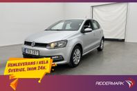 Volkswagen Polo TSI 90hk Bluetooth 0.47l/mil Låg-Årsskatt