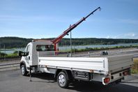 Peugeot Boxer 165HK 4200 flak med Kran 1,8T