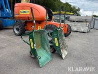 Murbrukskärra Hörby Bruk 2 st & Skivvagnar Starke Arvid 2 st