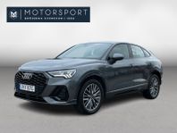 Audi Q3 Sportback 45 TFSIe Aut S Line Värmare Farth Dragkrok