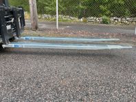 SE Equipment  Förlängningsgafflar 2500kg Bef:100x40 -2000mm
