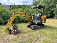 Minigrävare 1,5 ton Abelco XC14 (endast 229 timmar)
