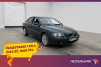 Volvo S60 T5 250hk Tre-Brukare Skinnklädsel Farthållare
