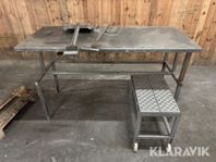 Rostfri bänk