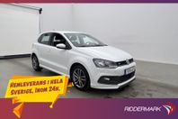 Volkswagen Polo TSI 90hk R-Line Sensorer CarPlay Farthållare