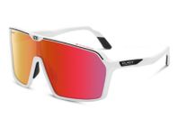 Audi Sport sunglasses mirror lens, white/red Vit/White & Röd