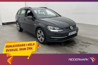 Volkswagen Golf Sportscombi TGI M&K-Värm Kamera Drag CarPlay
