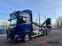 Timmerbil Scania R650 med FTG V13
