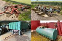 Tallriksredskap, Plog, Vagn & Dieseltank