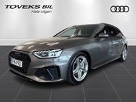 Audi A4 Avant 40 TDI Quattro / S-Line / Svart Optik / Alpin