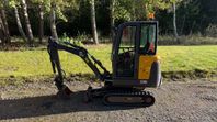 Minigrävare Volvo EC18D Mycket fin låga timmar