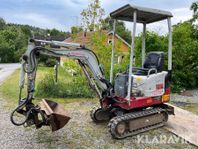 Grävmaskin Takeuchi TB108 med redskap