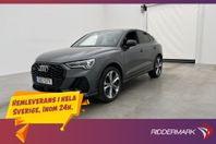Audi Q3 Sportback 45 TFSI Q S-Line Cockpit P-Värmare Drag