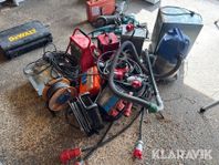 Diverse elutrustning & Kap/gersåg Dewalt