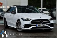 Mercedes-Benz C 220 T d AMG NIGHT PANO VÄRM 360 BUR DRAG 200