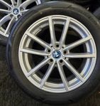 BMW 17 tum original Fälgar med HANKOOK sommardäck 5×112/66.5
