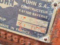 Kuhn GF 452p hövändare och FC 200 slåtterkross *Demonteras*