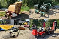 Vertikalskärare, Gräsluftare, Torvskärare & Spruttruck