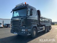 Tippbil Scania R730 med Sörlingilsbo byggnati