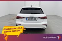 Audi A3 Sportback 35 TFSI 150hk Comfort Cockpit Kamera