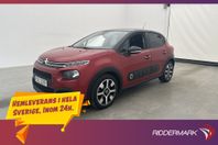 Citroën C3 1.2 VTi 82hk Pano M/K-Värmare Kamera CarPlay