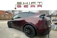Tesla Model Y LR AWD Cherry Red prod. maj 24 1ägare Dragkrok