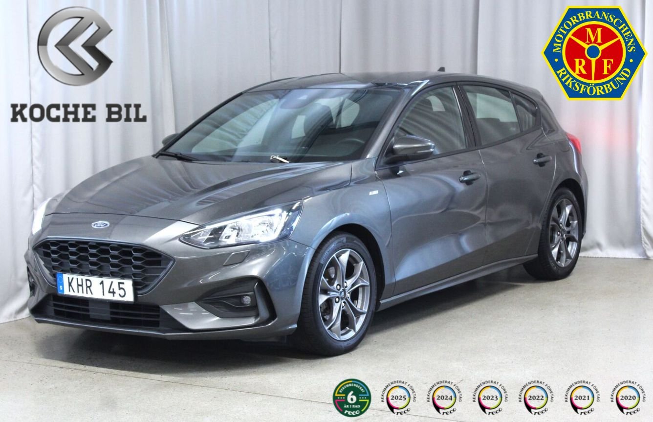 Ford Focus 1.0 EcoBoost Manuell, 125hk, 2019