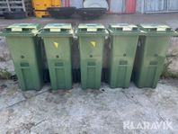 Sopkärl / soptunnor PWS 10 st med hjul