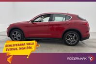 Alfa Romeo Stelvio Turbo Q4 280hk Skinn Kamera Navi Drag