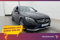 Mercedes-Benz C 220 d AMG Burmester Pano Skinn Kamera Drag