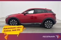 Mazda CX-3 2.0 121hk Optimum Kamera Bose HuD Skinn Navi