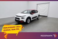 Citroën C3 1.2 VTi 82hk Carplay Sensorer Farthållare