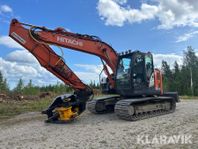 Grävmaskin Hitachi Zaxis 135US-6 med klipp oc