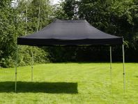 Snabbtält FleXtents Steel 3x4,5m, svart - partytält