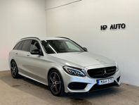 Mercedes-Benz C 220d AMG Night Dragkrok Skinn 170hk
