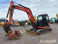 Grävmaskin Kubota KX080-4 med tiltrotator och
