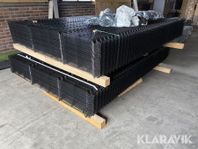 Panelstaket 3D 245m