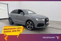 Audi Q3 2.0 TDI Quattro 184hk S-Line Panorama Dragkrok