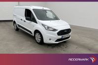 Ford Transit Connect LWB Värmare Drag B-Kamera CARPLAY Moms