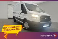 Ford Transit 350 L3H2 Värmare Dragkrok 3-Sits B-Kamera MOMS