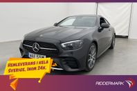 Mercedes-Benz E 200 Coupé 197hk AMG Värm Pano Burm Wide 360°