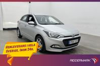 Hyundai i20 1.2 75hk Comfort Rattvärme Bluetooth Låg-Skatt